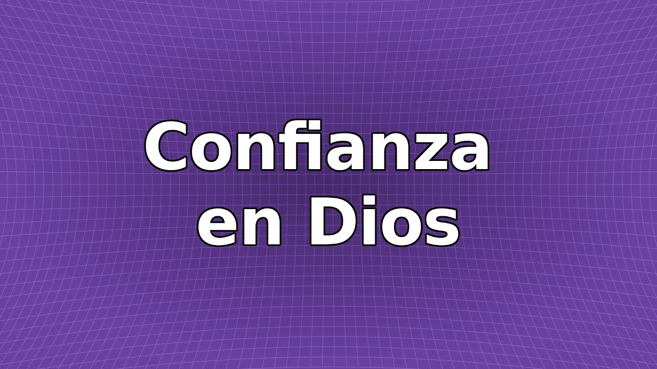 La confianza en Dios