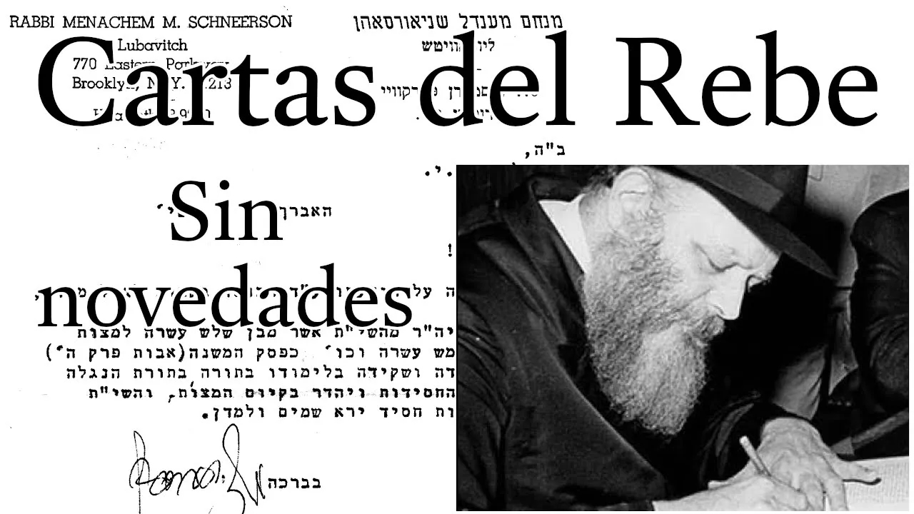 Portada de Cartas del Rebe