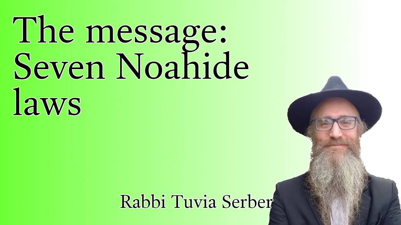 The message: Seven Noahide laws