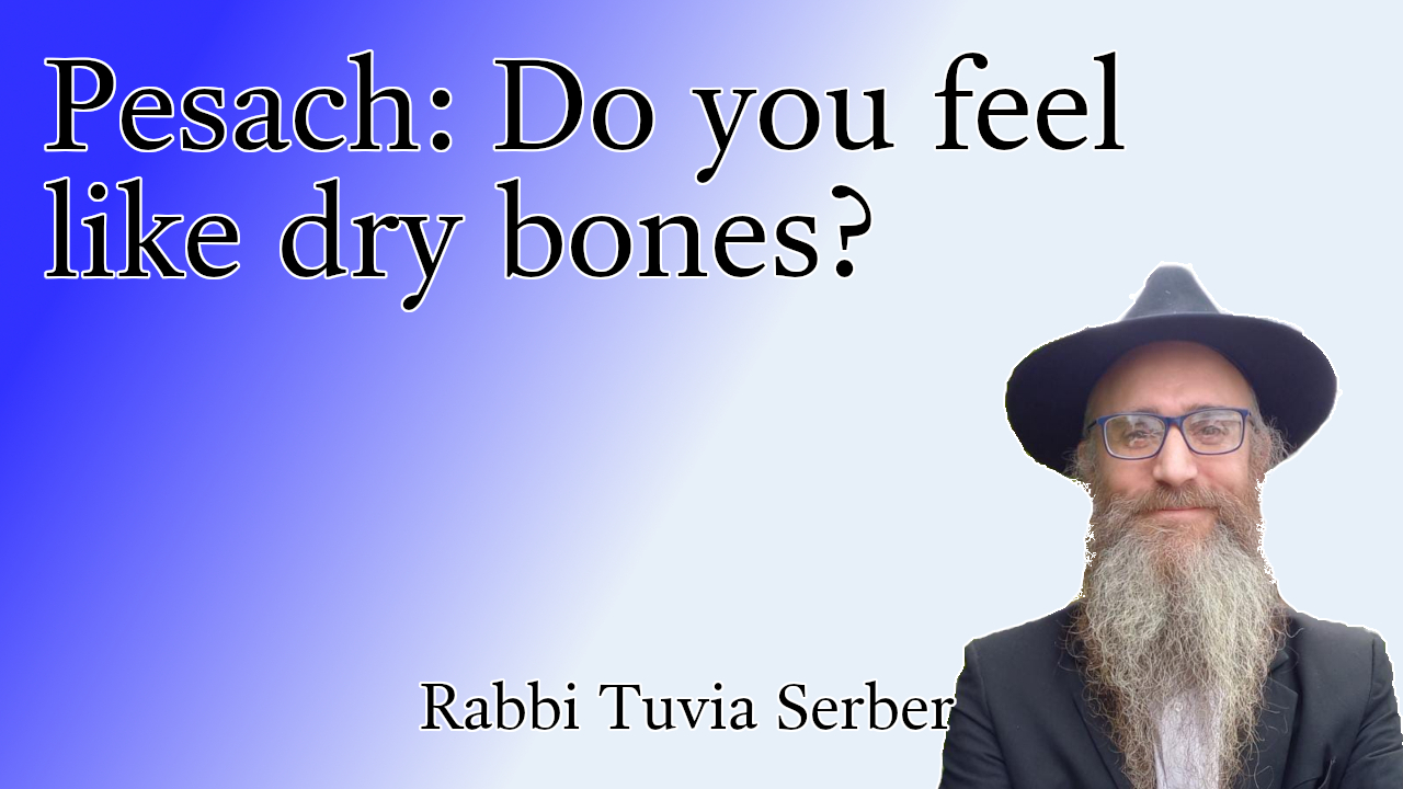 Pesach - Do you feel like dry bones?