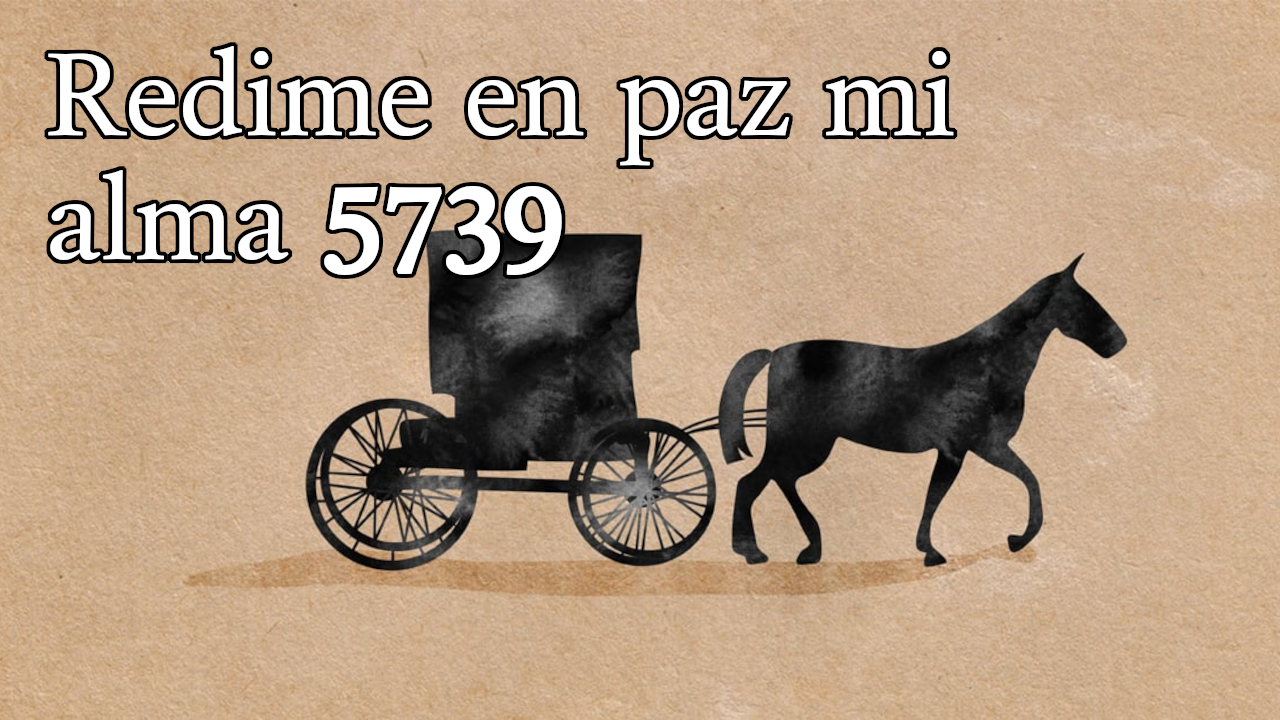 Redime en paz mi alma 5739