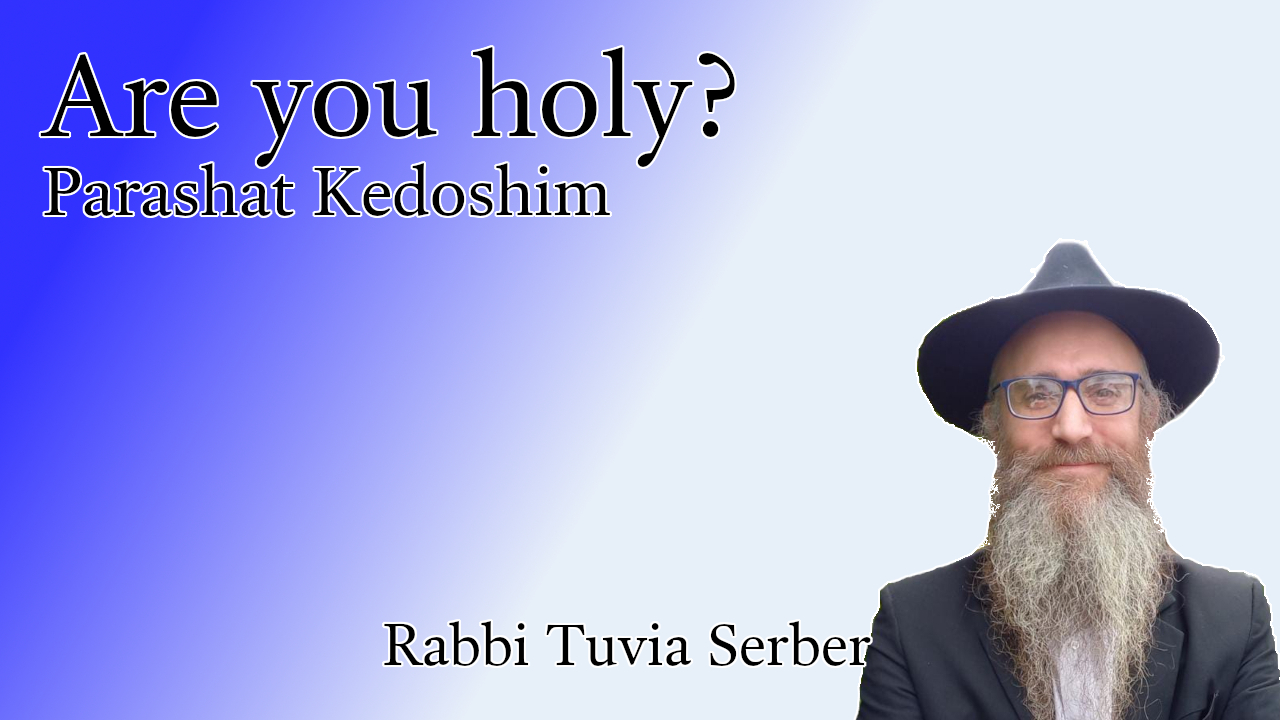 Parashat Kedoshim - Are you holy?