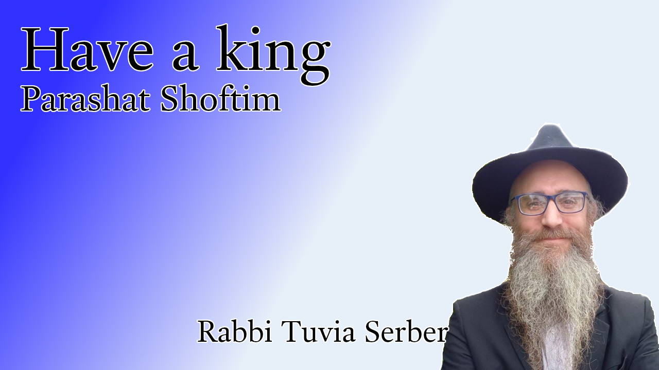 Parashat Shoftim - Have a king