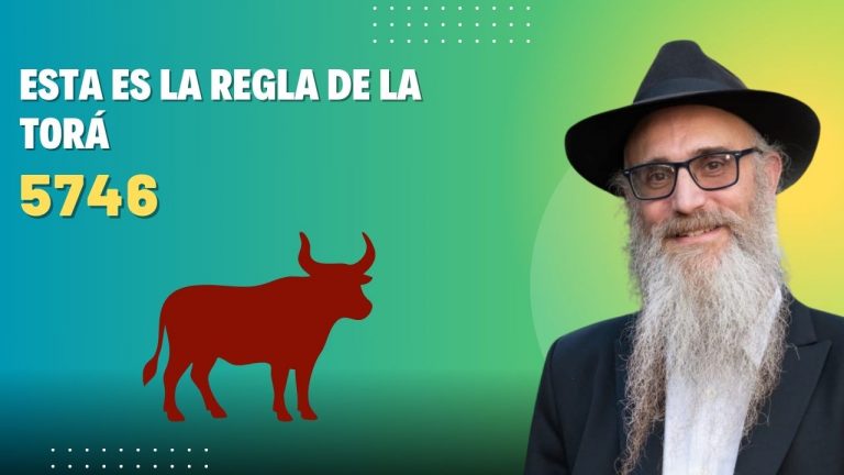 Esta es la regla de la Torá 5746
