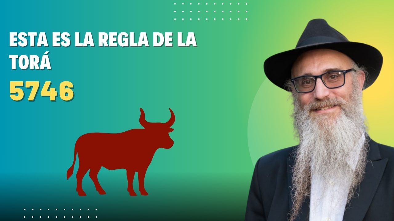 Esta es la regla de la Torá 5746