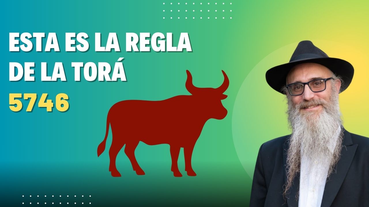 Esta es la regla de la Torá 5746