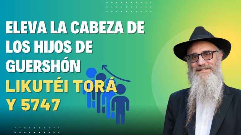 Eleva la cabeza de los hijos de Guershón