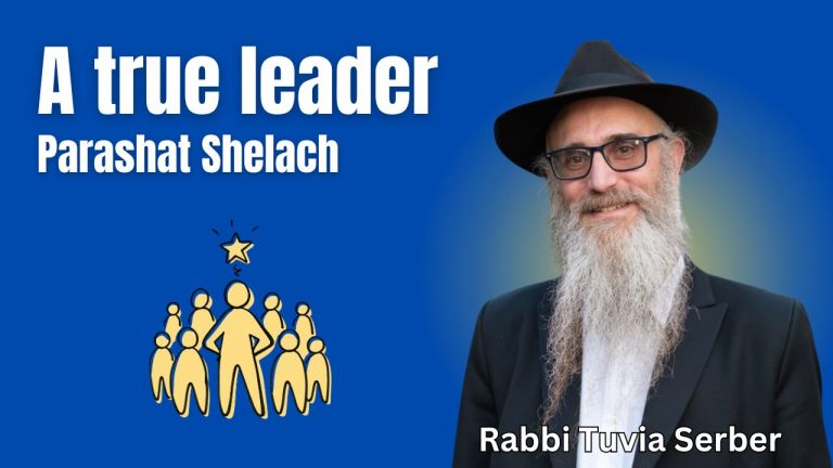 Parashat Shelach - A true leader
