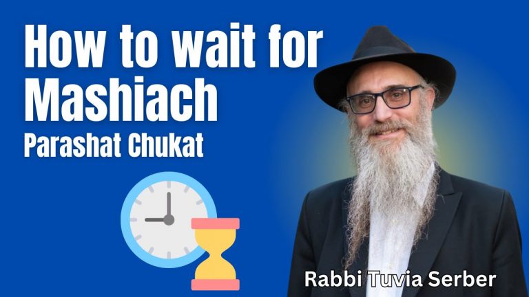 Parashat Chukat - How to wait for Mashiach