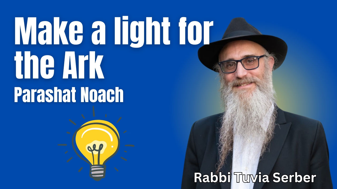 Parashat Noach – Make a light for the Ark!